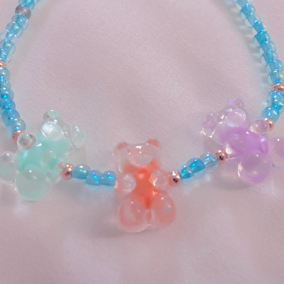 Gummy Bear Bracelet Handmade Design Beaded - Picture 4 of 4